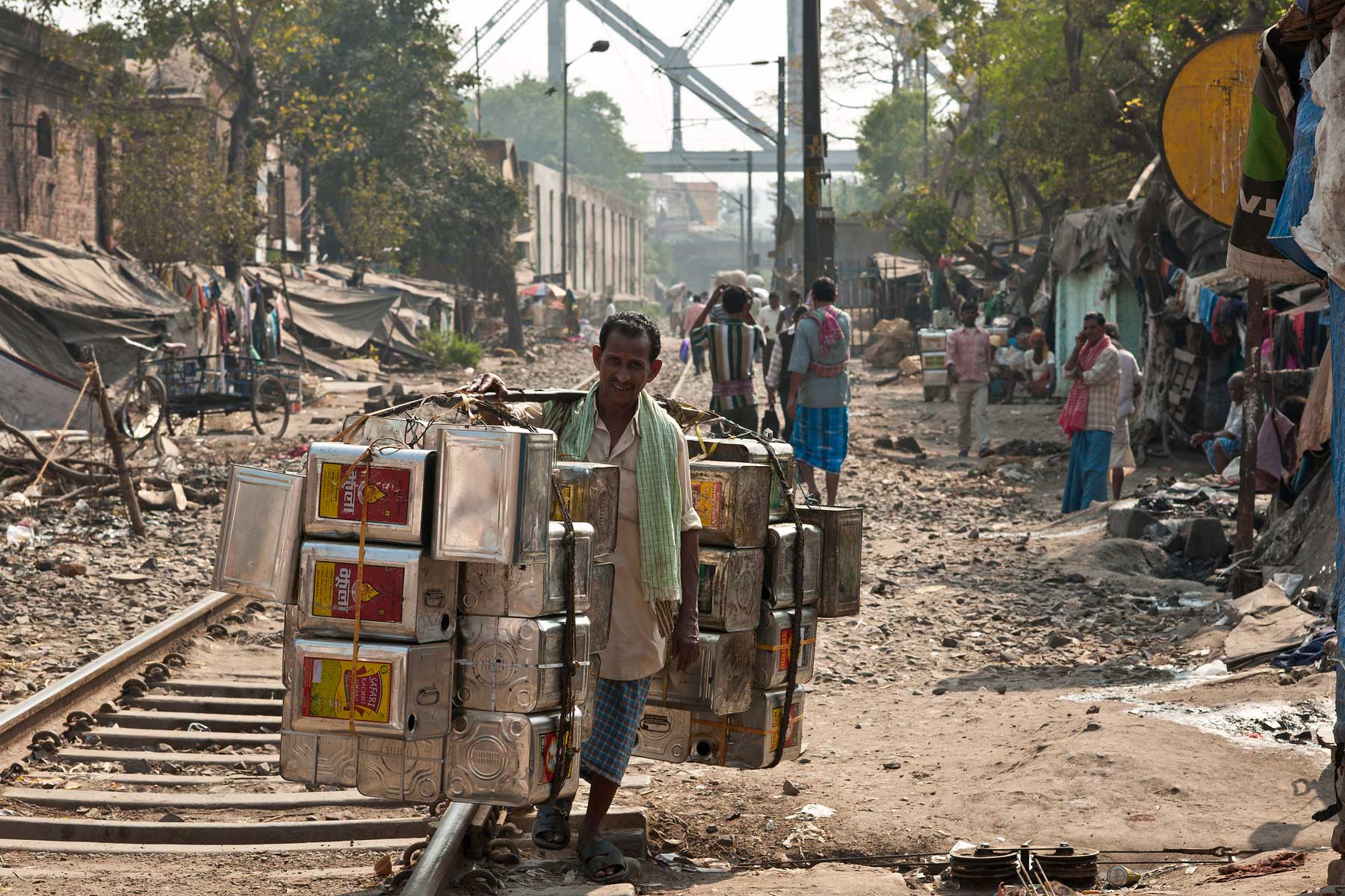 Auf der Straße mit der Kamera