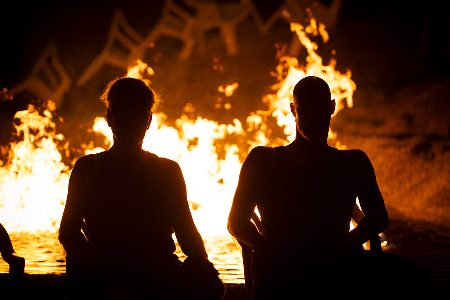 Nibelungen Festspiele See aus Asche