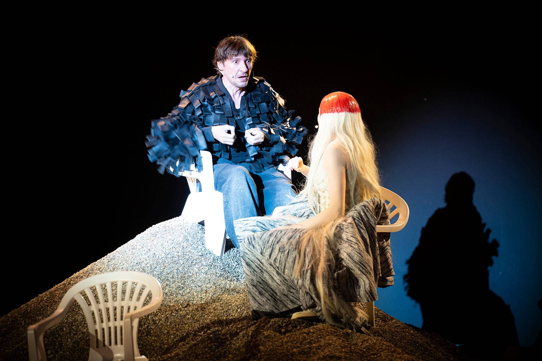 Nibelungen Festspiele See aus Asche