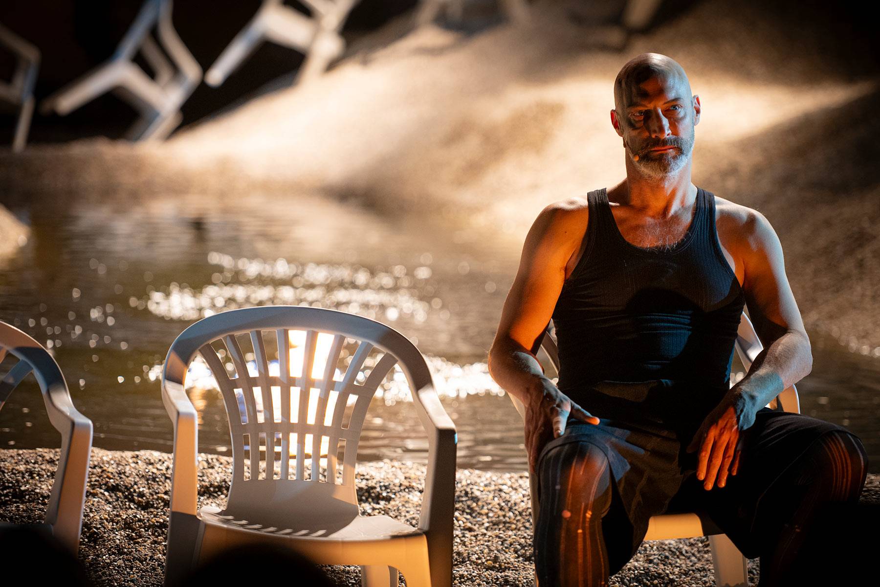 Nibelungen Festspiele See aus Asche