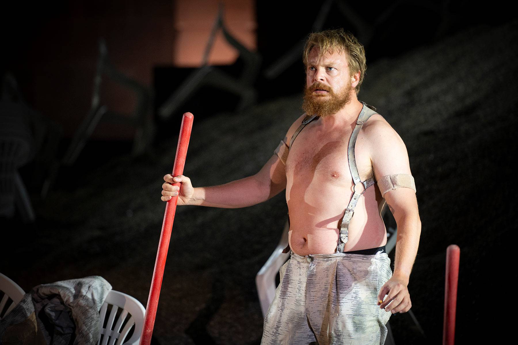 Nibelungen Festspiele See aus Asche