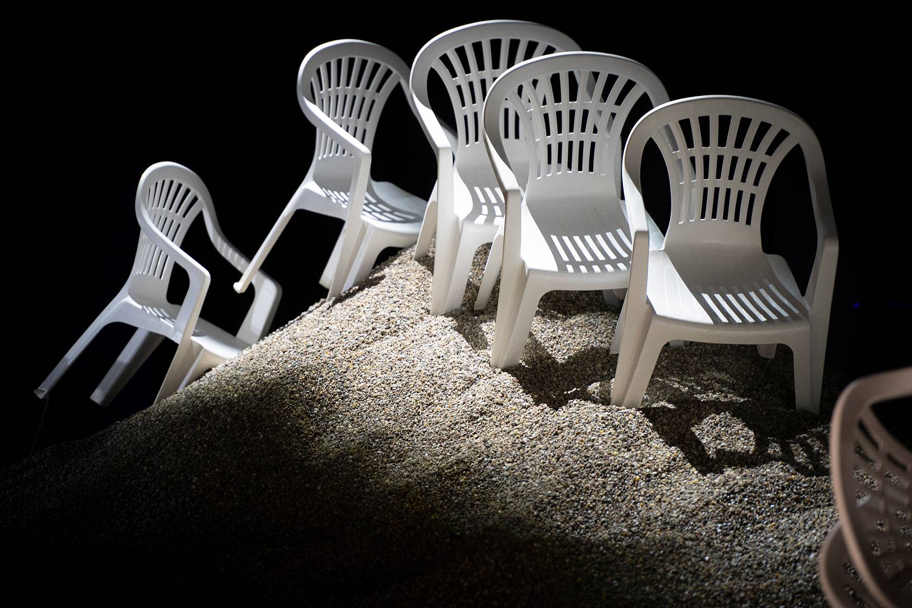 Nibelungen Festspiele See aus Asche