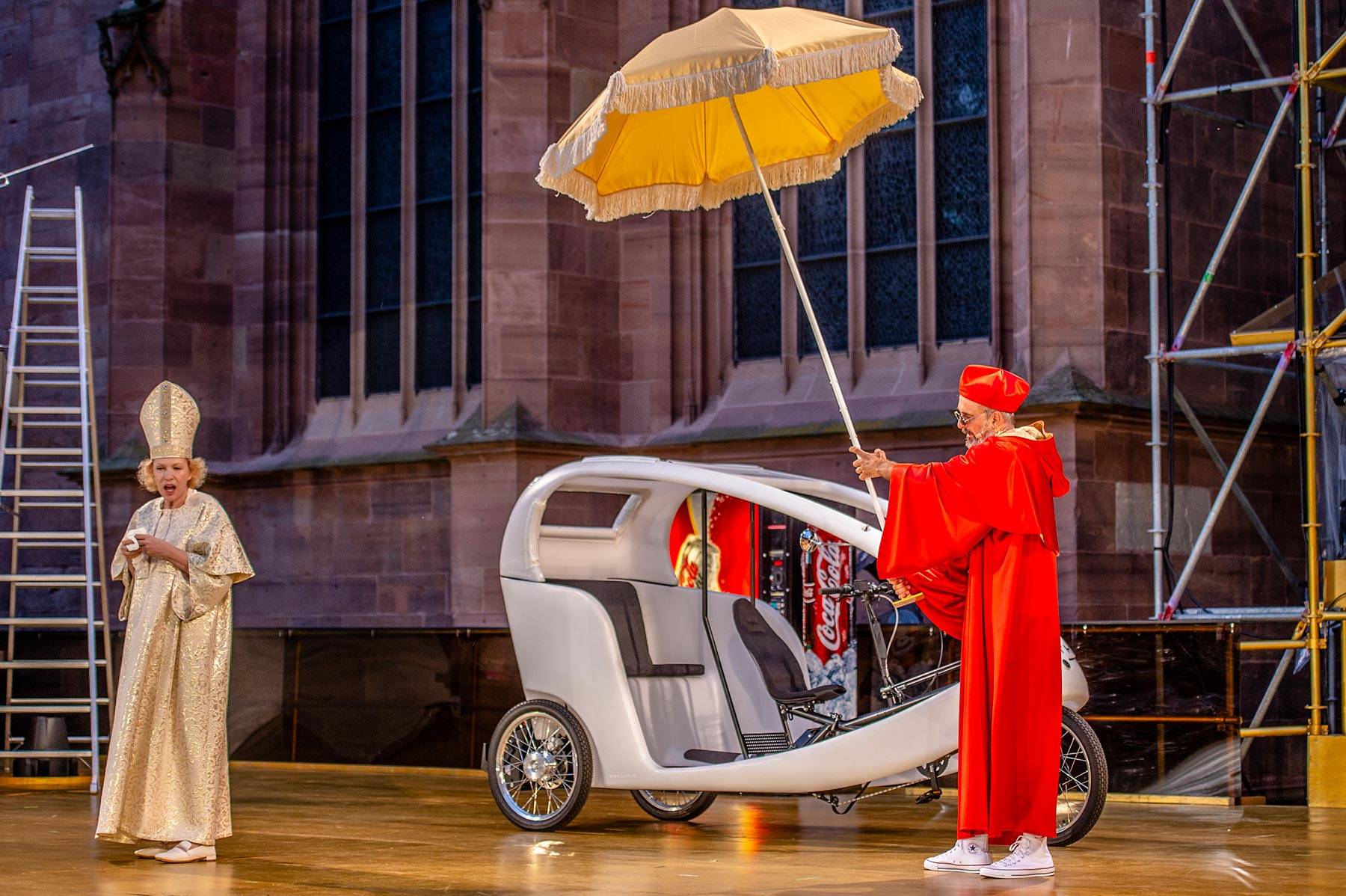 500 Jahre Reichstag zu Worms: Die Nibelungen-Festspiele bringen Luther auf die Bühne vor dem Kaiserdom