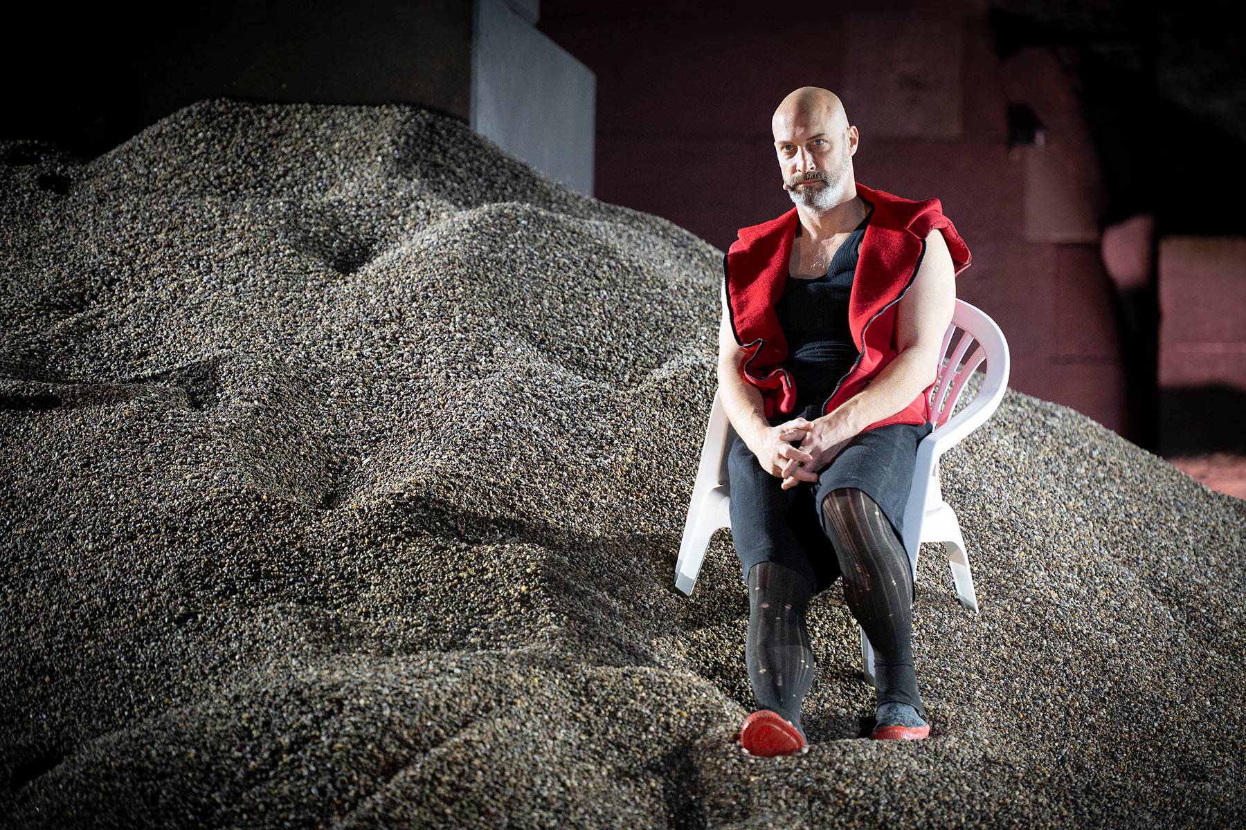 Nibelungen Festspiele See aus Asche